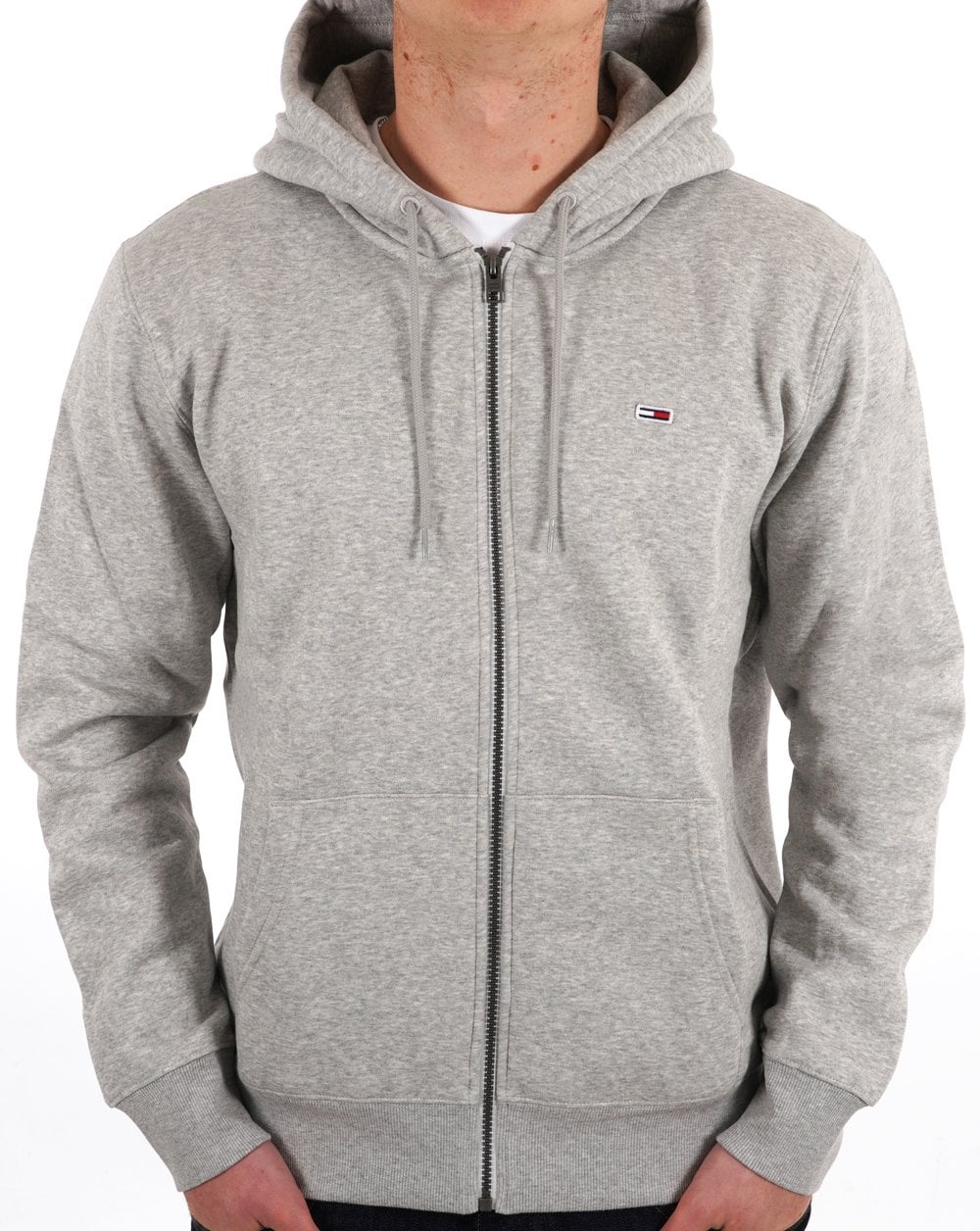 Tommy Jeans Hoodie Light Grey Melange