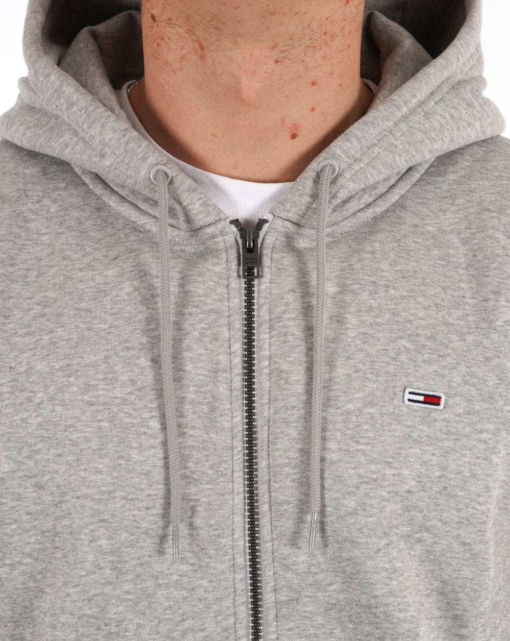 Tommy Jeans Hoodie Light Grey Melange