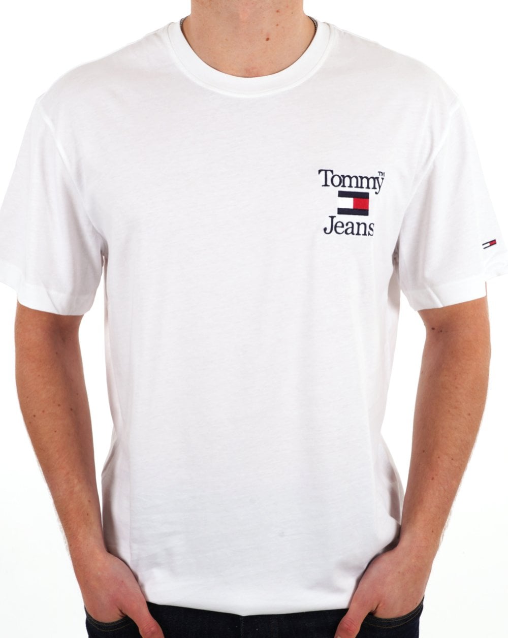 Tommy Jeans Chest Logo T-shirt White