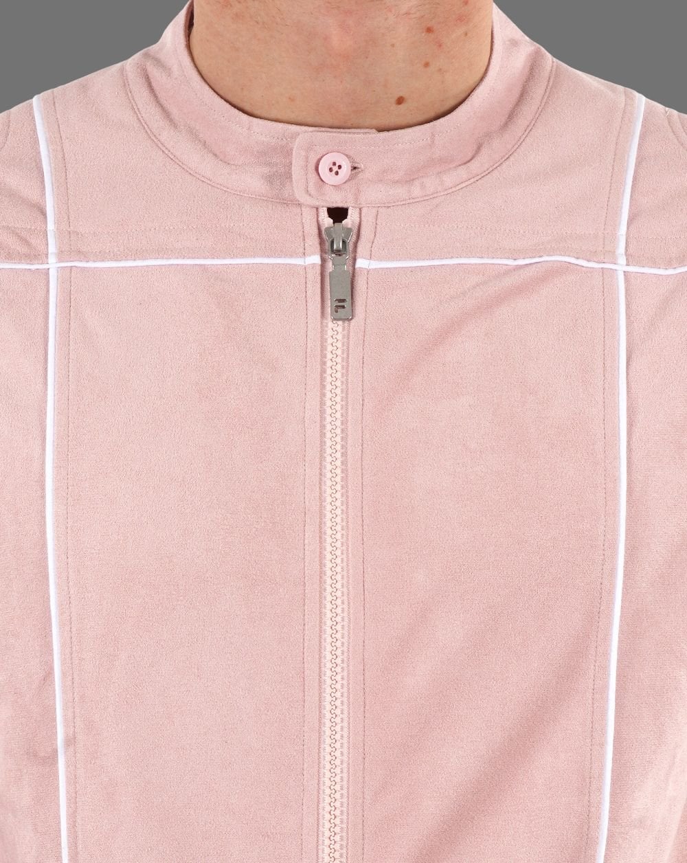 Fila Vintage Terrinda Mk3 Track Top Pink/White