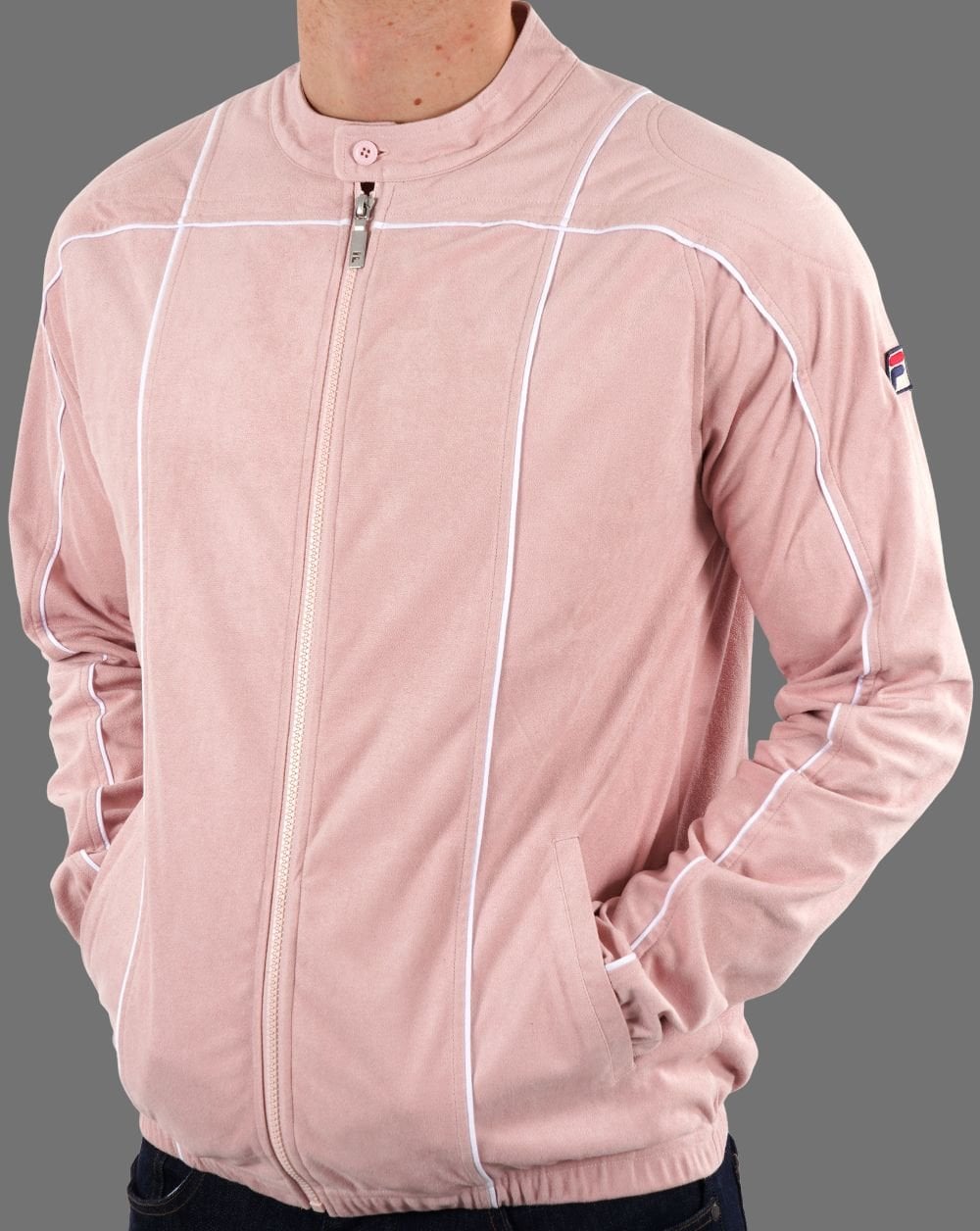 Fila Vintage Terrinda Mk3 Track Top Pink/White