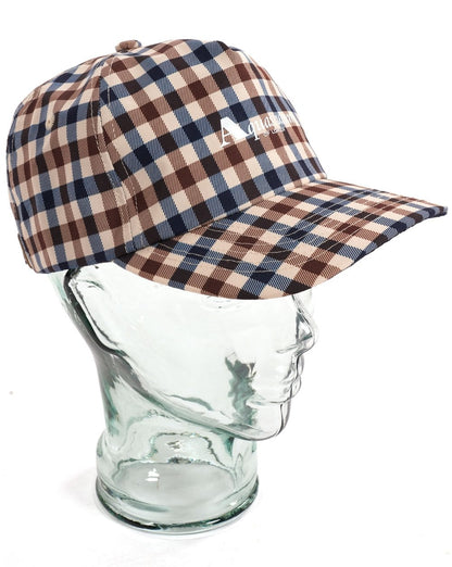 Aquascutum Baseball Cap Check