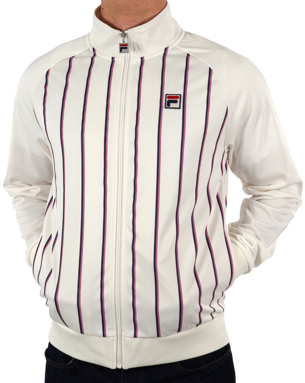 Fila Vintage Hudson Track Top Gardenia