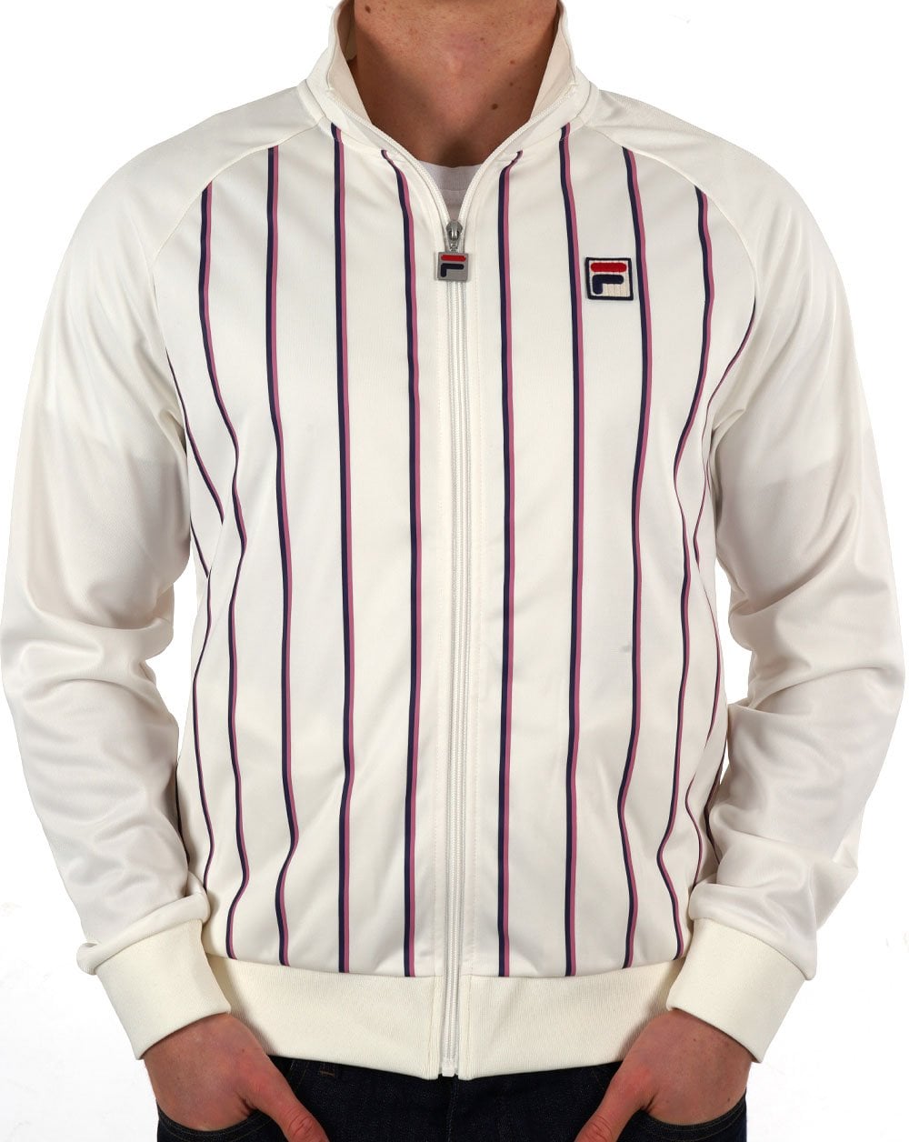 Fila Vintage Hudson Track Top Gardenia