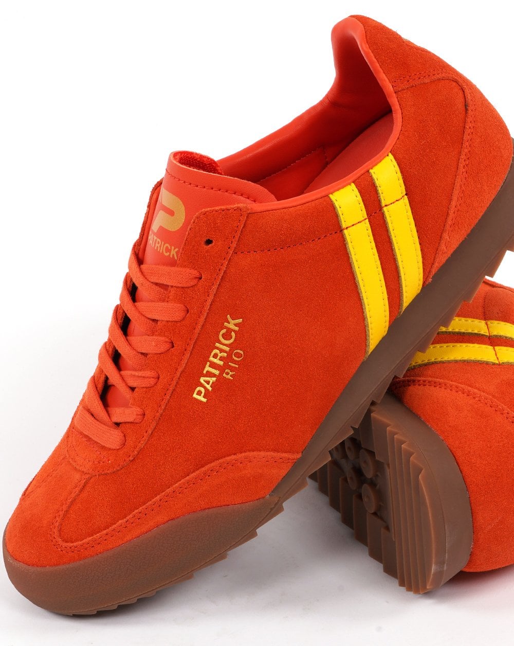 Patrick Rio Trainers Orange /Yellow