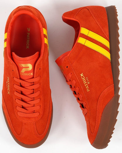 Patrick Rio Trainers Orange /Yellow