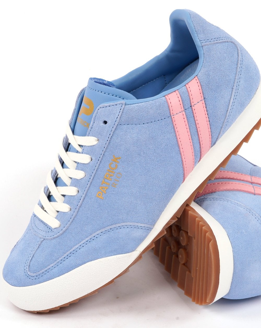 Patrick Rio Trainers Sky Blue/Pink