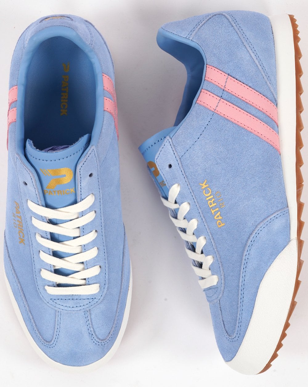 Patrick Rio Trainers Sky Blue/Pink