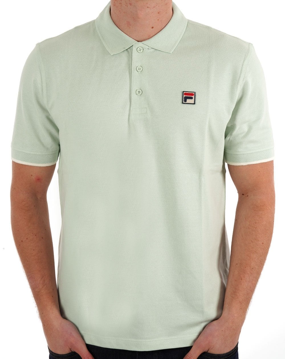 Fila Vintage Polo Shirt Light Green