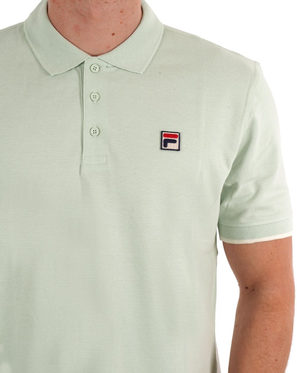 Fila Vintage Polo Shirt Light Green