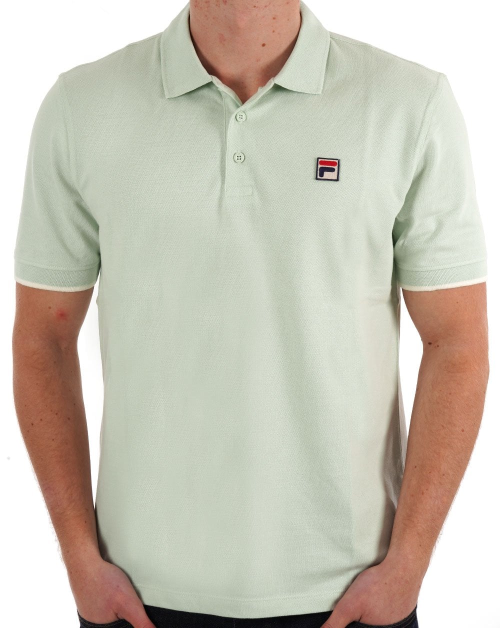 Fila Vintage Polo Shirt Light Green