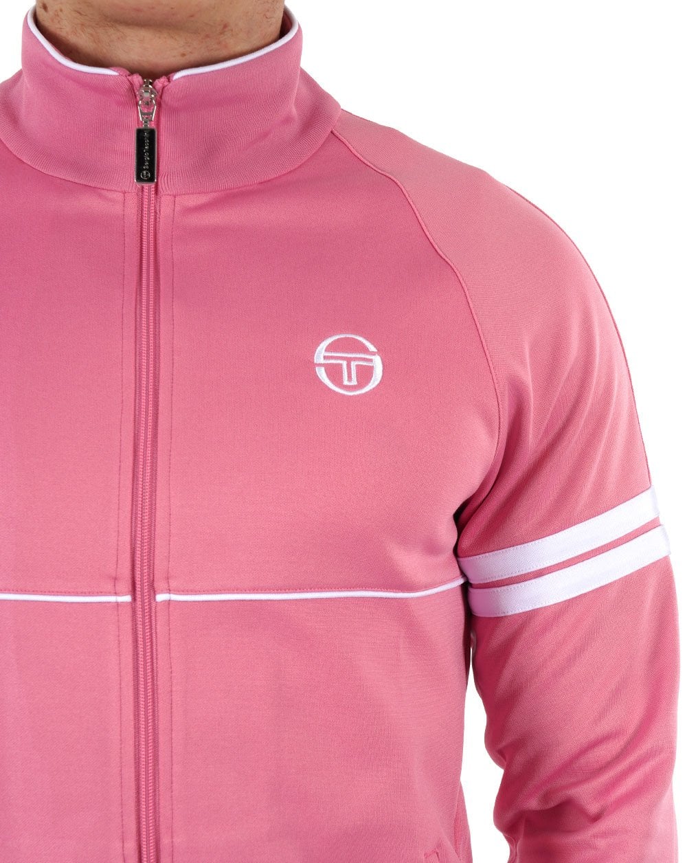 Sergio Tacchini Star Track Top Pink/White