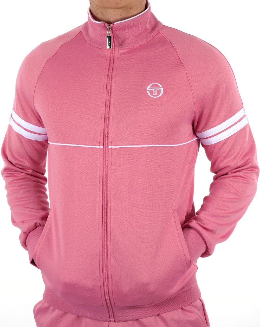 Sergio Tacchini Star Track Top Pink/White