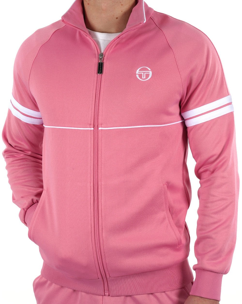 Sergio Tacchini Star Track Top Pink/White