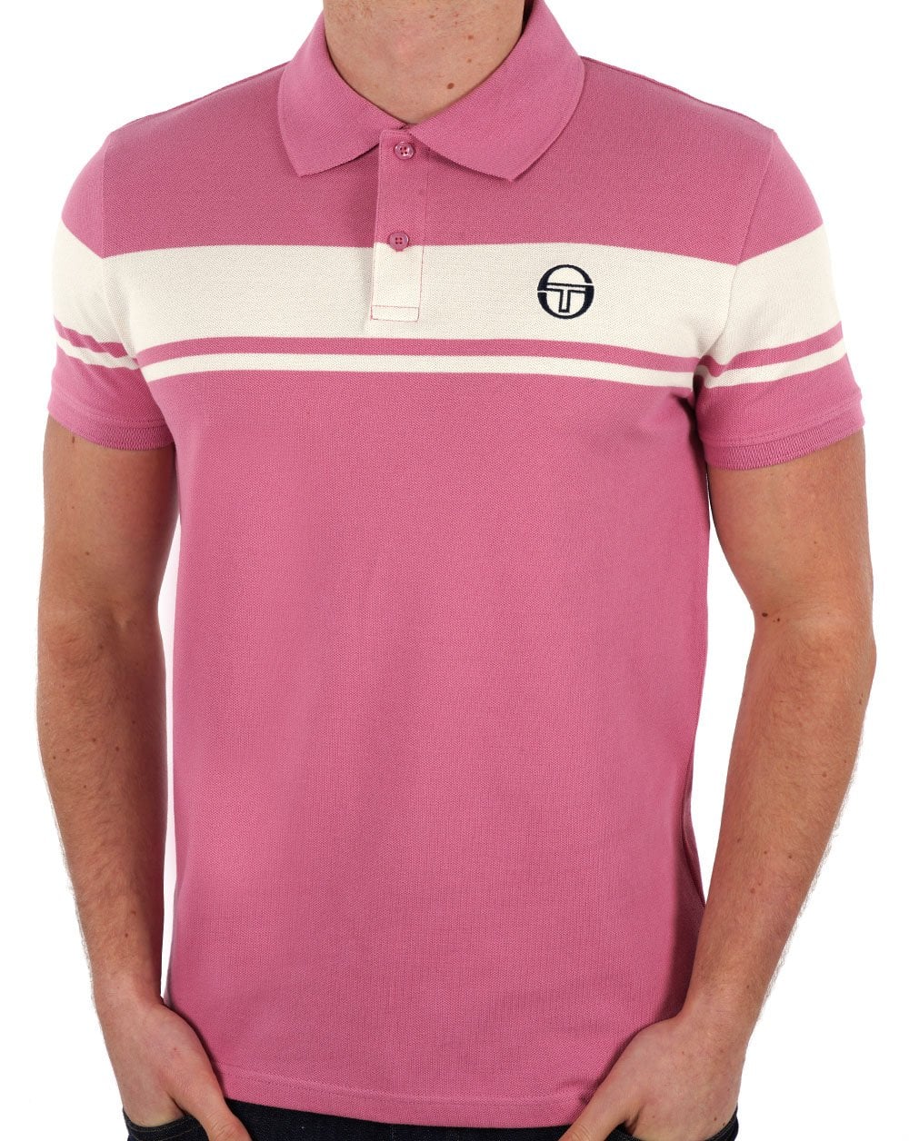 Sergio Tacchini Young Line Polo Shirt Pink/Gardenia