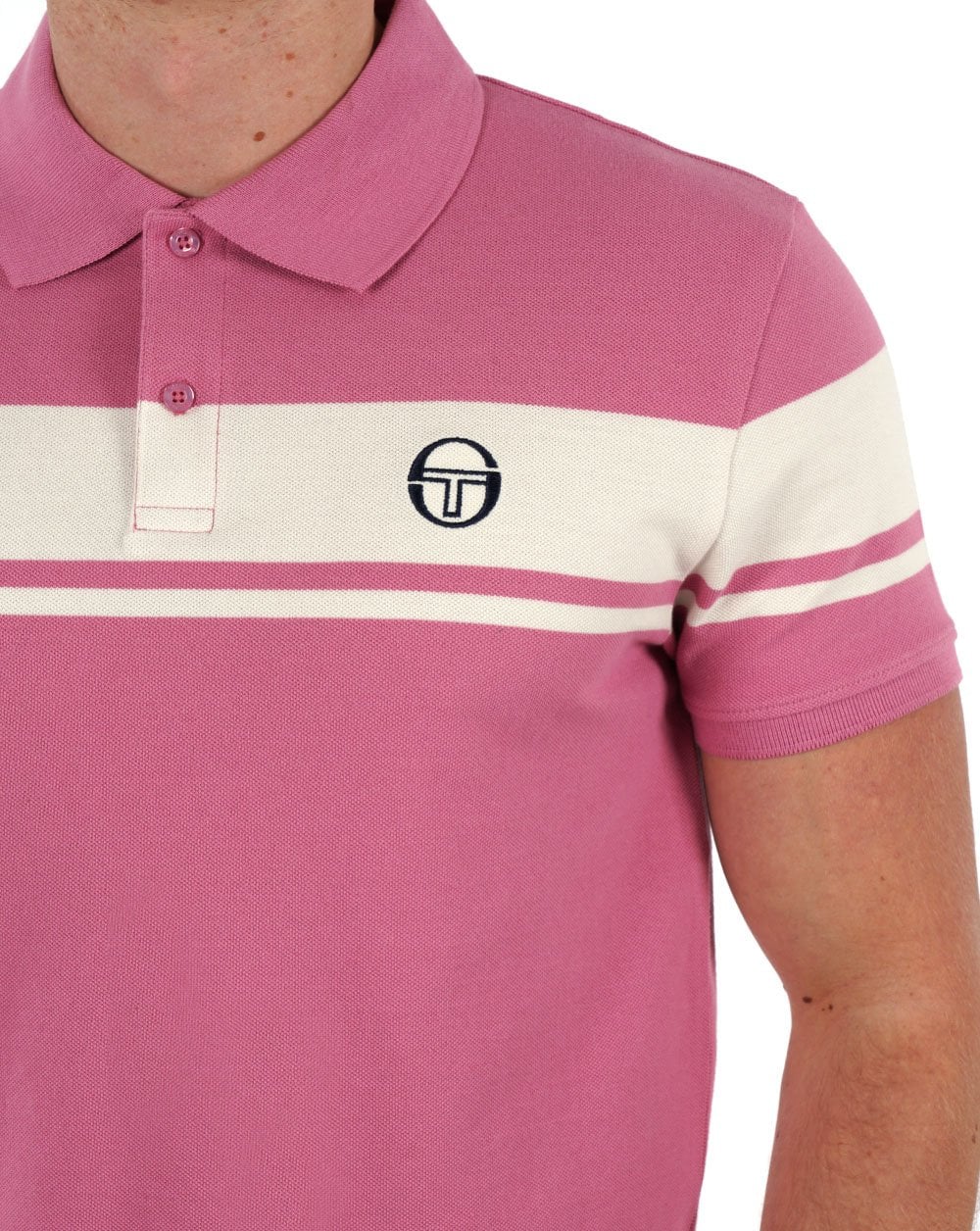 Sergio Tacchini Young Line Polo Shirt Pink/Gardenia