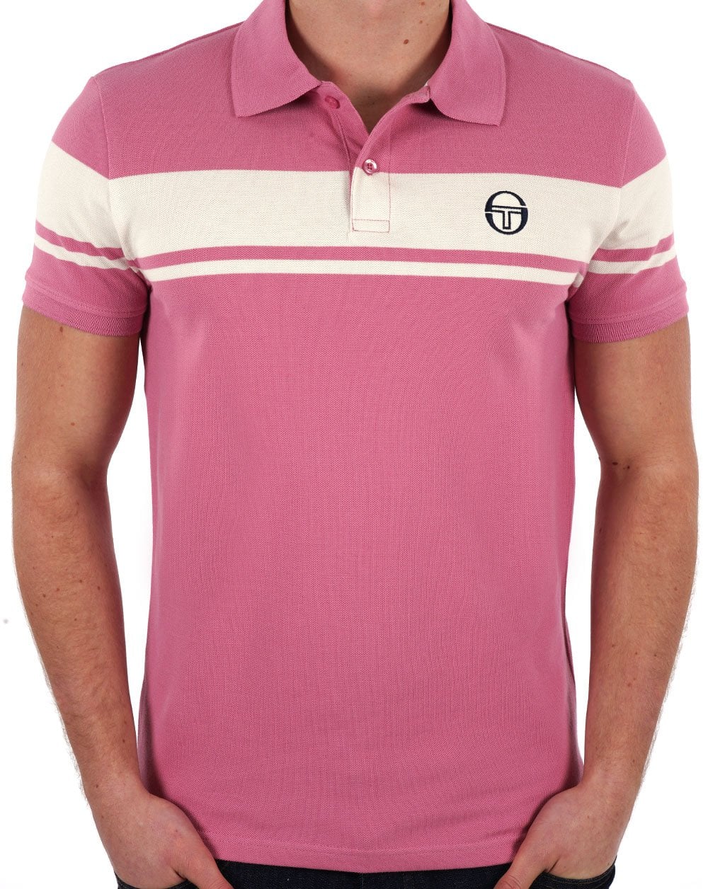 Sergio Tacchini Young Line Polo Shirt Pink/Gardenia