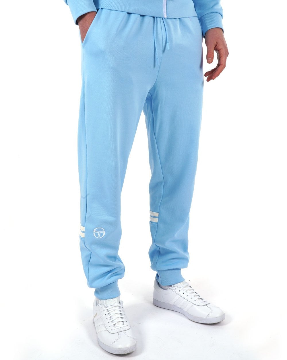 Sergio Tacchini Dallas Cuffed Track Pants Sky Blue