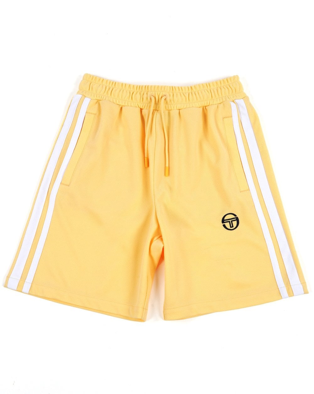 Sergio Tacchini Striped Casual Shorts Yellow/White