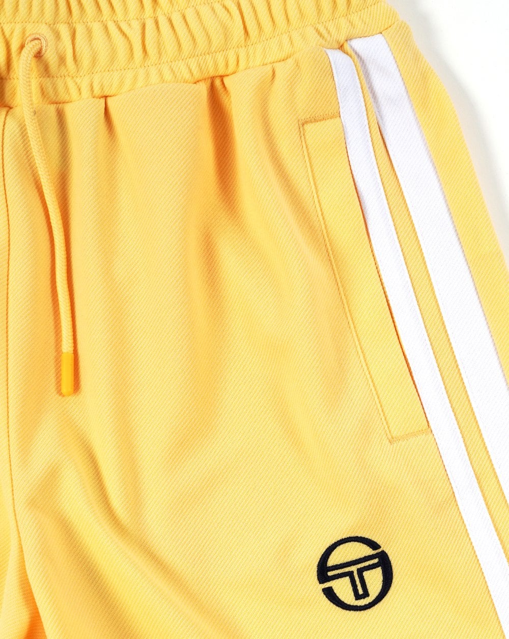 Sergio Tacchini Striped Casual Shorts Yellow/White