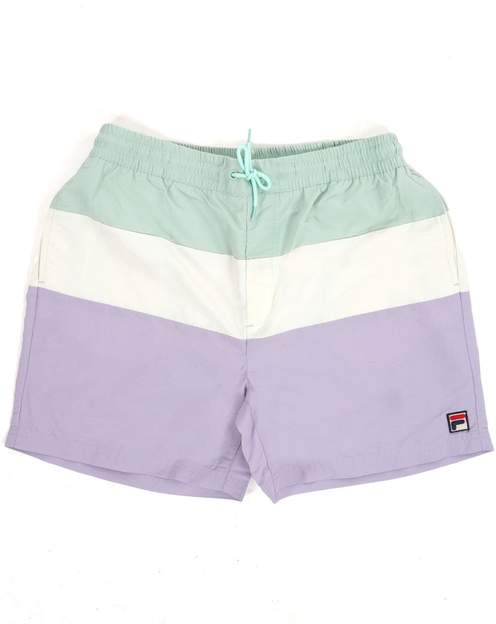 Fila Vintage Alexi Swim Shorts Lilac/Light Green/Gardenia