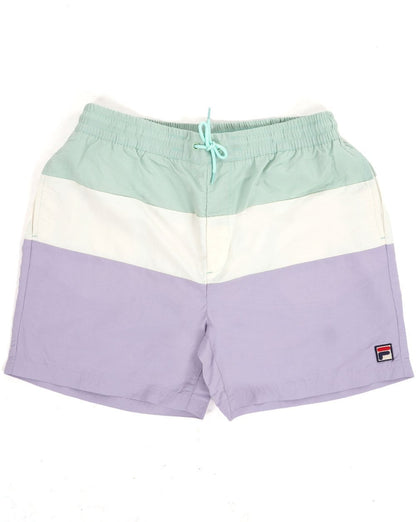 Fila Vintage Alexi Swim Shorts Lilac/Light Green/Gardenia