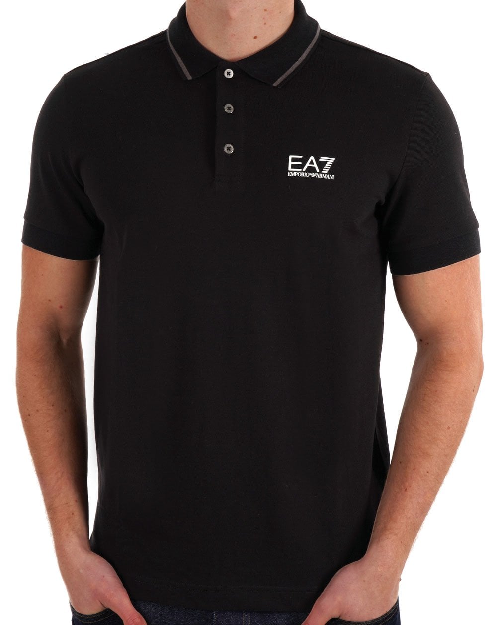 EA7 Emporio Armani Polo Shirt Black