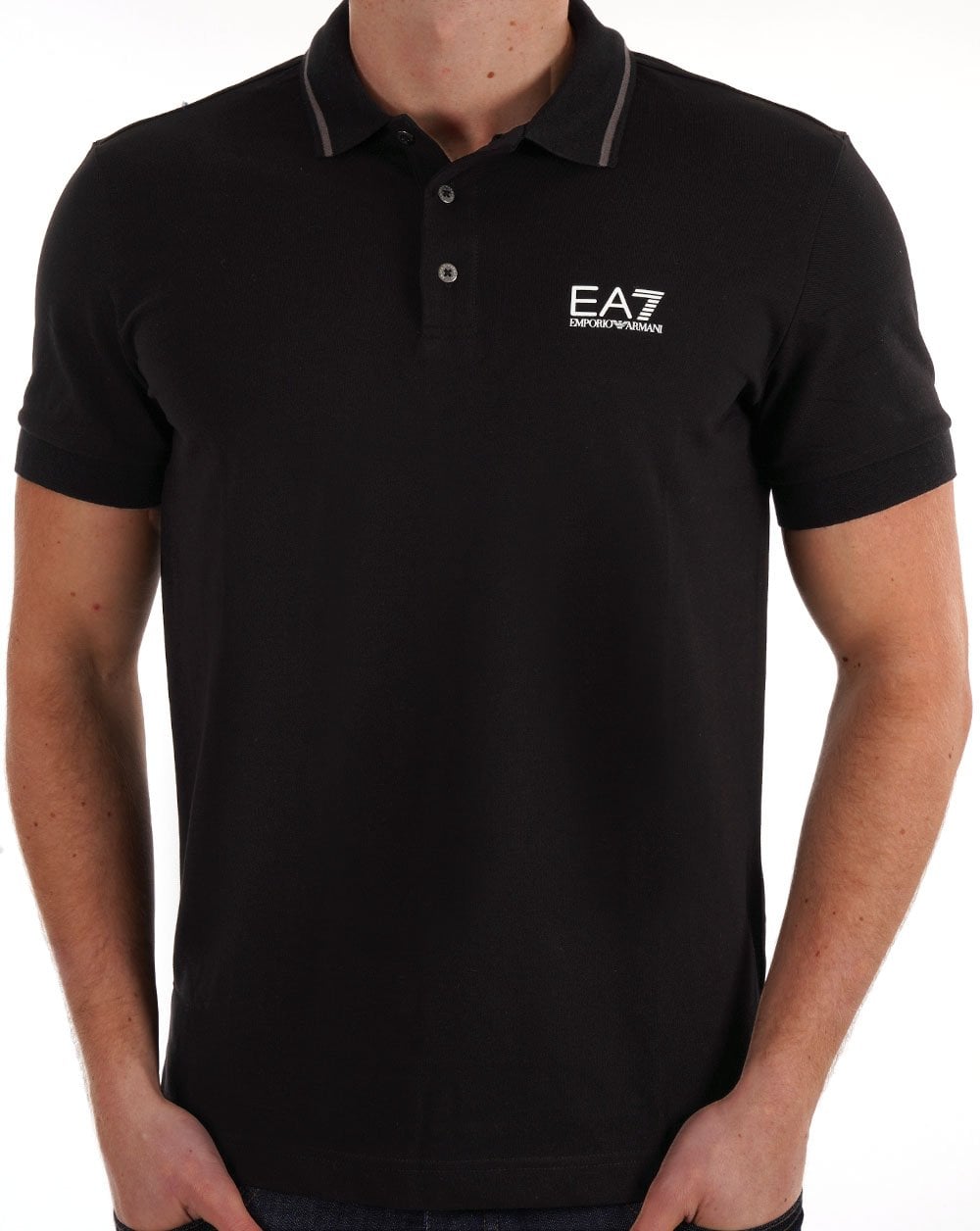 EA7 Emporio Armani Polo Shirt Black