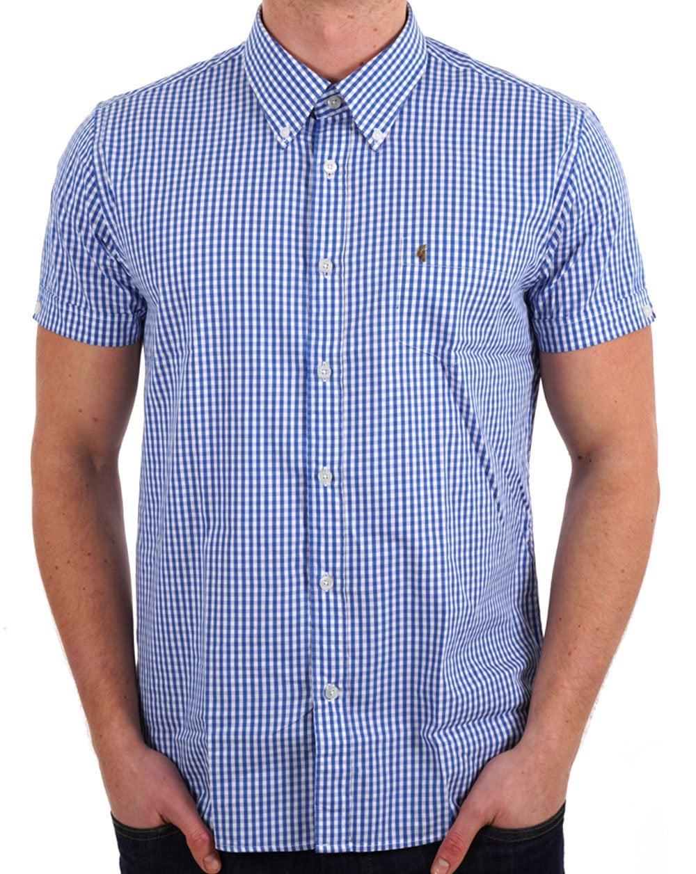 Gabicci Vintage Frazier Gingham SS Shirt Thames