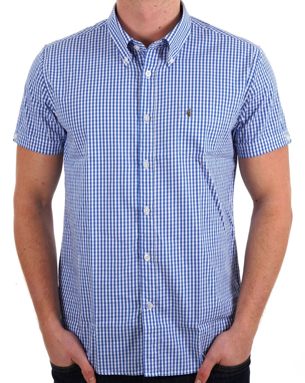 Gabicci Vintage Frazier Gingham SS Shirt Thames