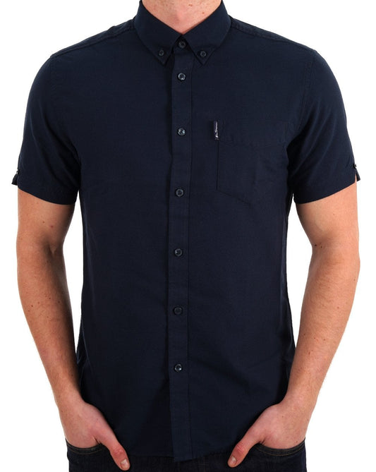 Ben Sherman Signature Organic Oxford Shirt Navy