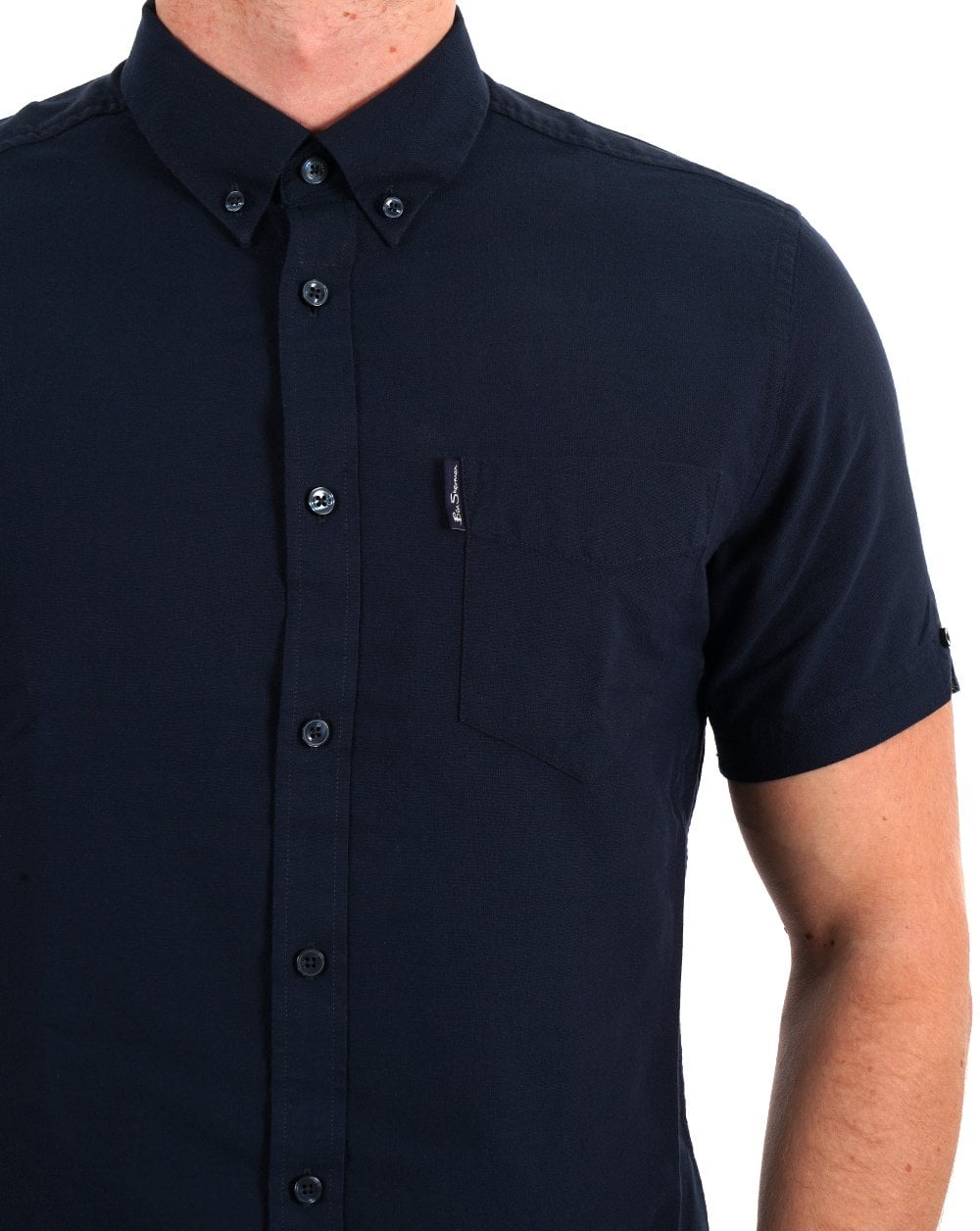 Ben Sherman Signature Organic Oxford Shirt Navy