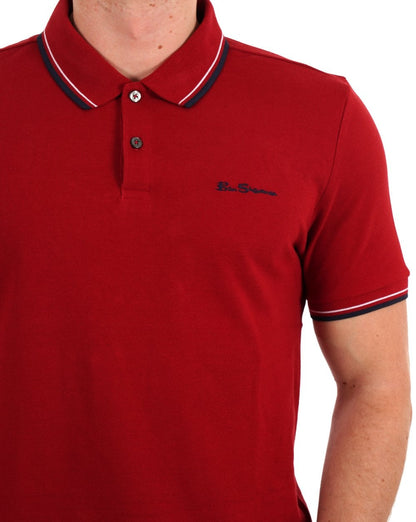 Ben Sherman Polo Shirt Red