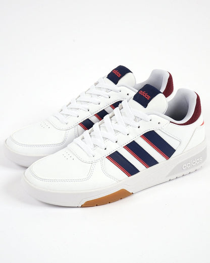 Adidas Courtbeat Trainers White/Dark Blue/Red