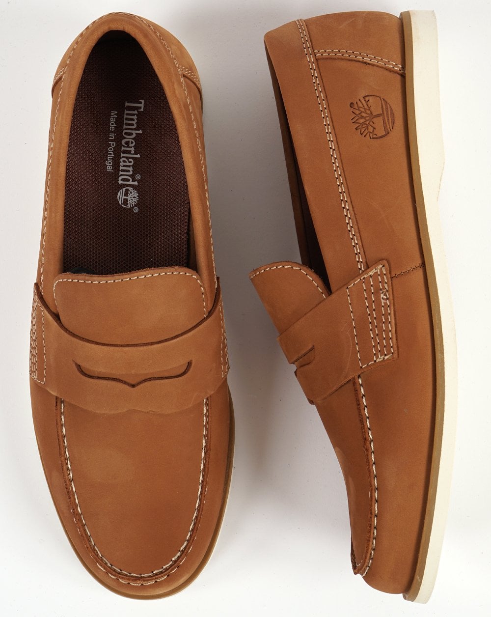Timberland Venetian Classic Boat Shoe Saddle Rust Nubuck