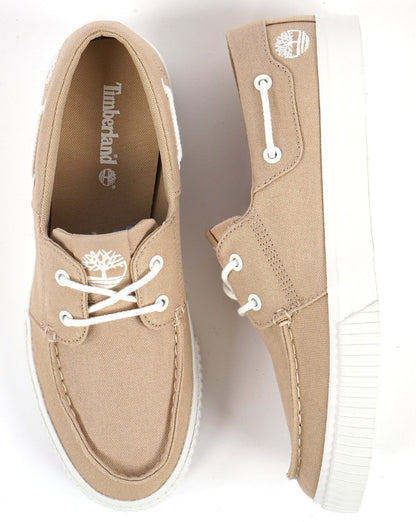 Timberland Mylo Bay Trainer Light Beige Canvas