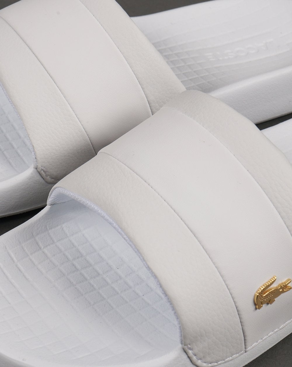 Lacoste Serve Hybrid Slide White