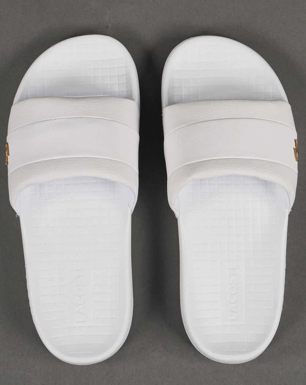 Lacoste Serve Hybrid Slide White