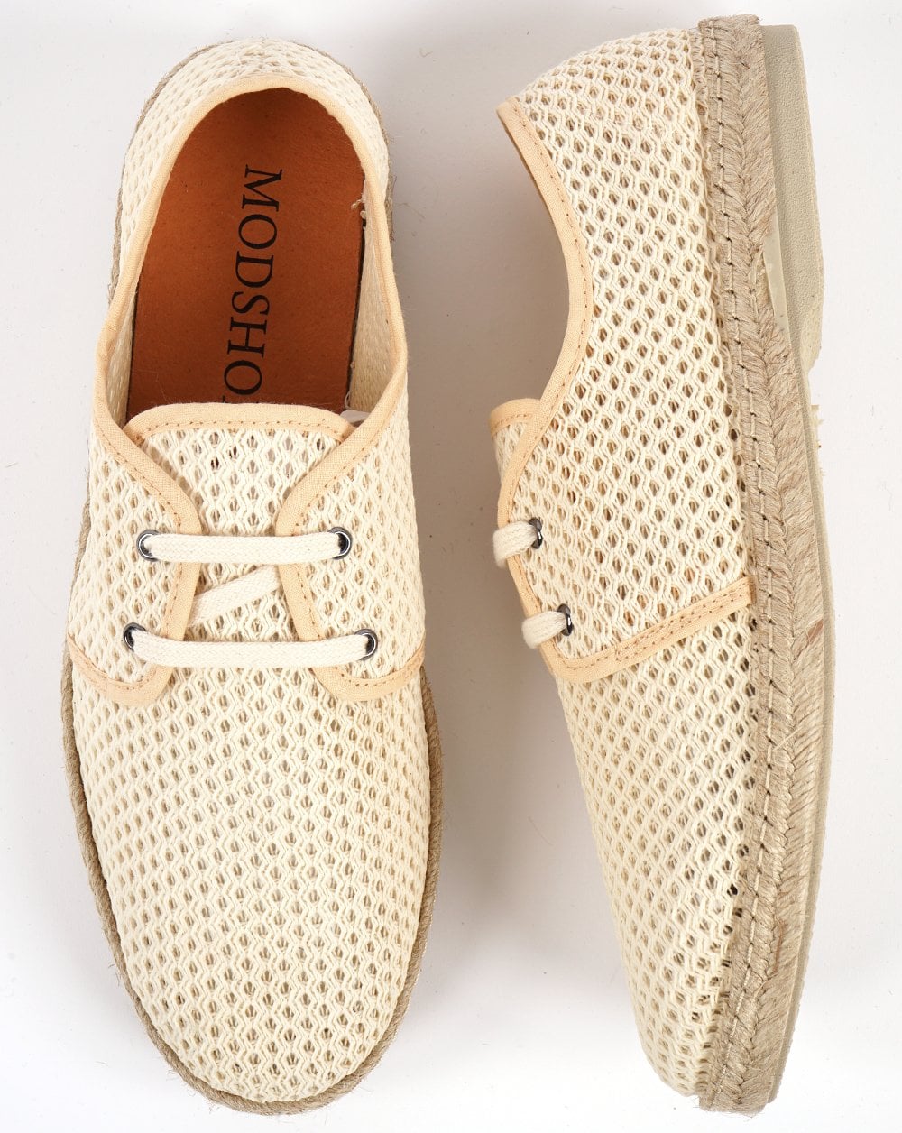 80s Casual Classics Paulo Mesh Lace Up Cream