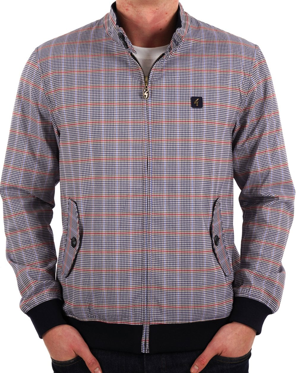 Gabicci Vintage Hadrian Check Jacket Thames