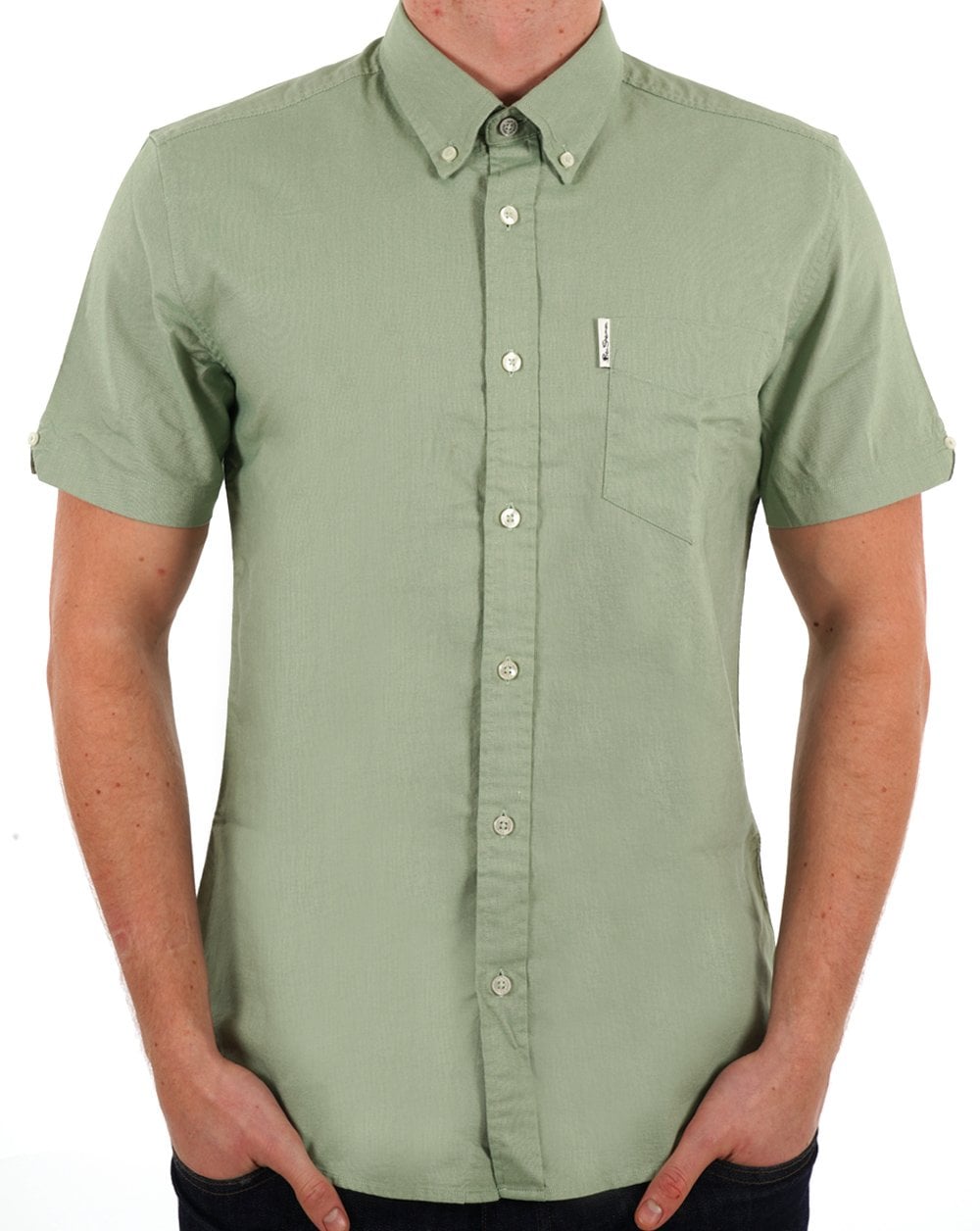Ben Sherman Signature Oxford SS Shirt Grass Green