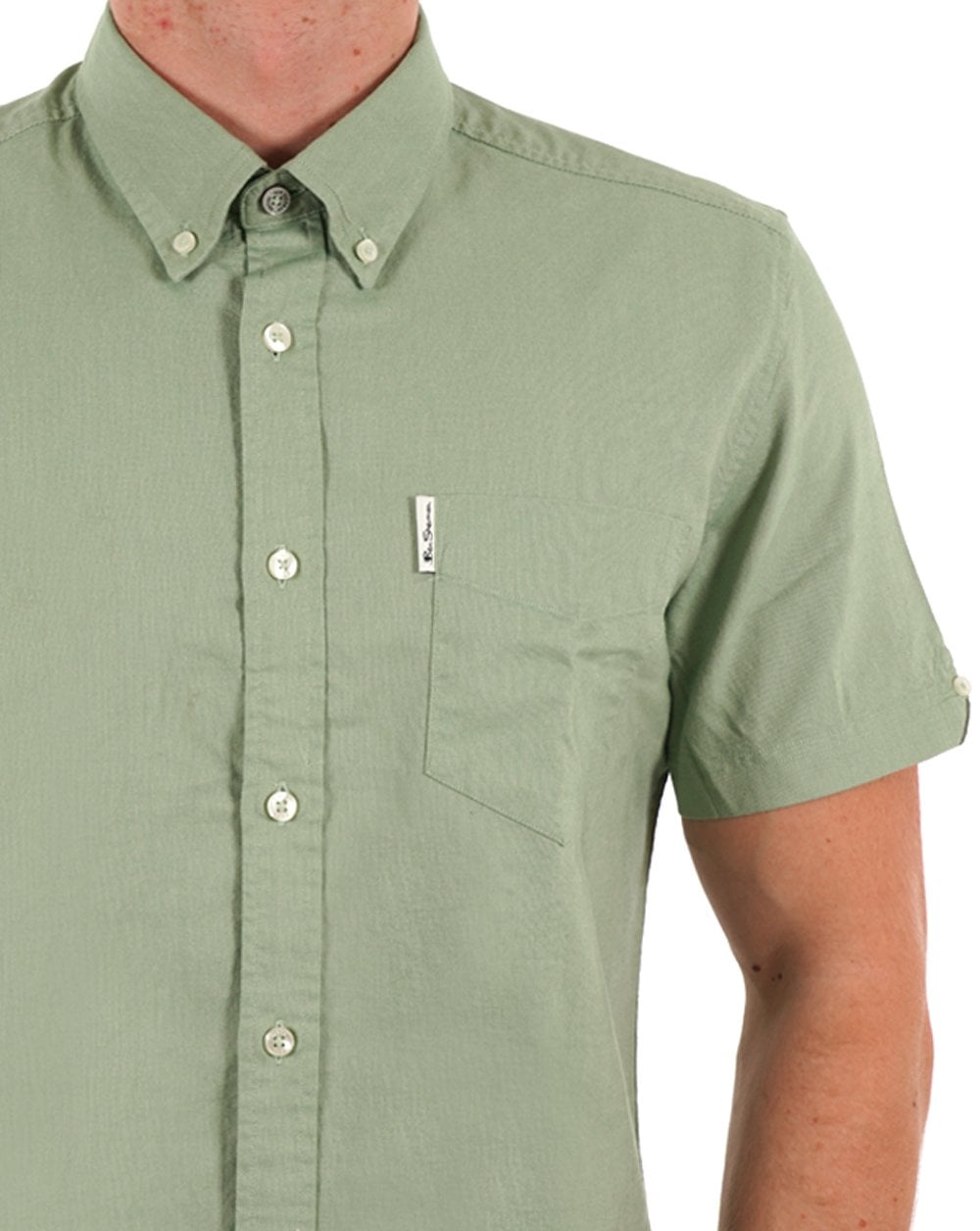 Ben Sherman Signature Oxford SS Shirt Grass Green