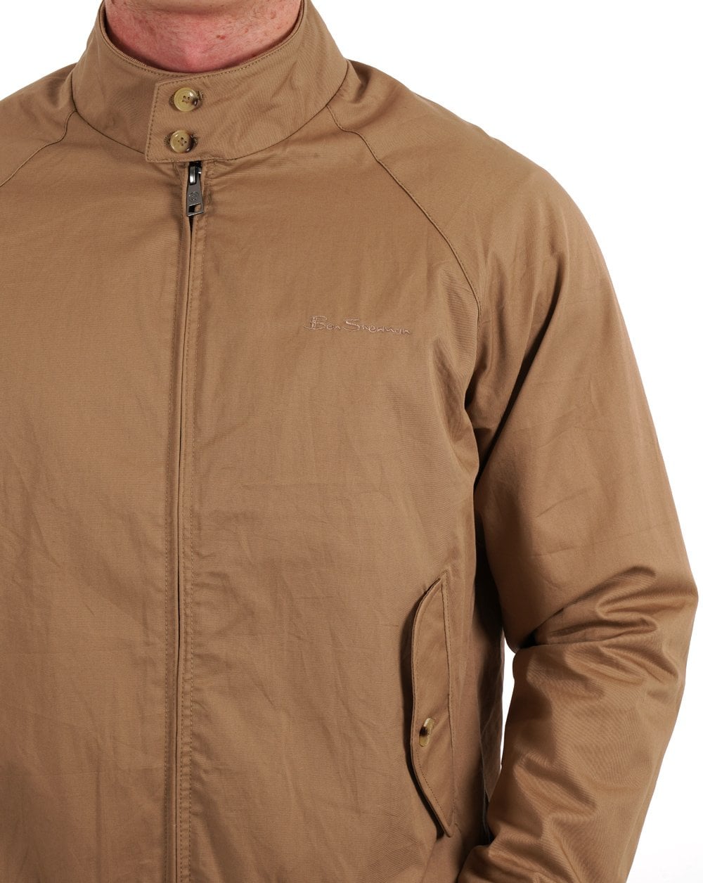 Ben Sherman Harrington Jacket Sand