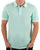 Benetton Logo Polo Washed Green