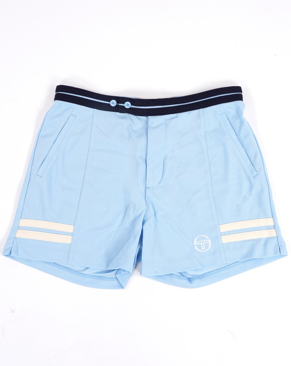 Sergio Tacchini Supermac Tennis Shorts Sky Blue