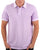 Benetton Logo Polo Washed Lilac