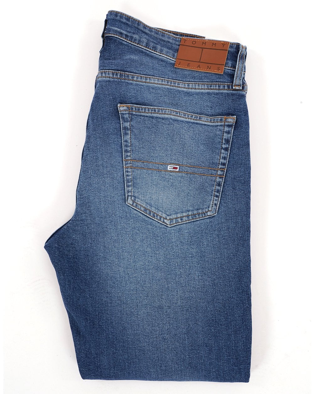 Tommy Jeans Ryan Regular Straight Faded Jeans Denim Dark