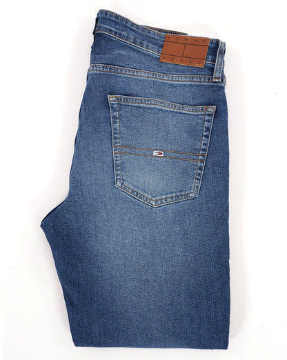 Tommy Jeans Ryan Regular Straight Faded Jeans Denim Dark