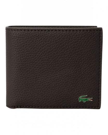 Lacoste Billfold Coin Wallet Brown