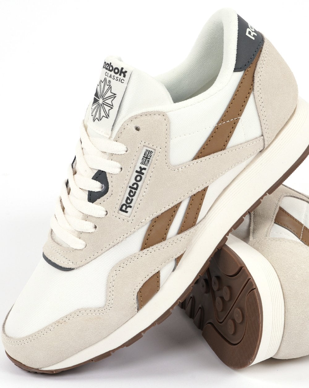 Reebok Classic Nylon Trainers Chalk/Bronze